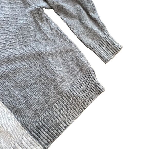 Marine Layer Gisel Oversize Contrast Panel Sweater Vapor/Pavement Merino Small - Picture 6 of 6